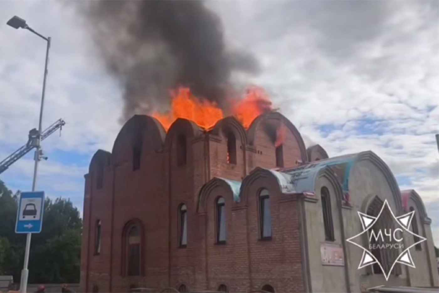 В Орше произошел пожар в храме