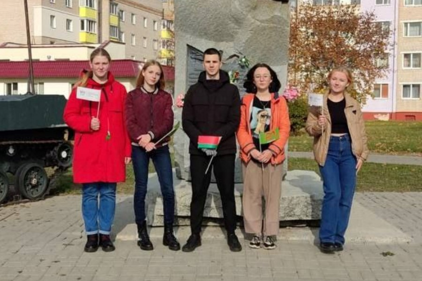 Активисты БРСМ Березинской гимназии потрудились на акции 