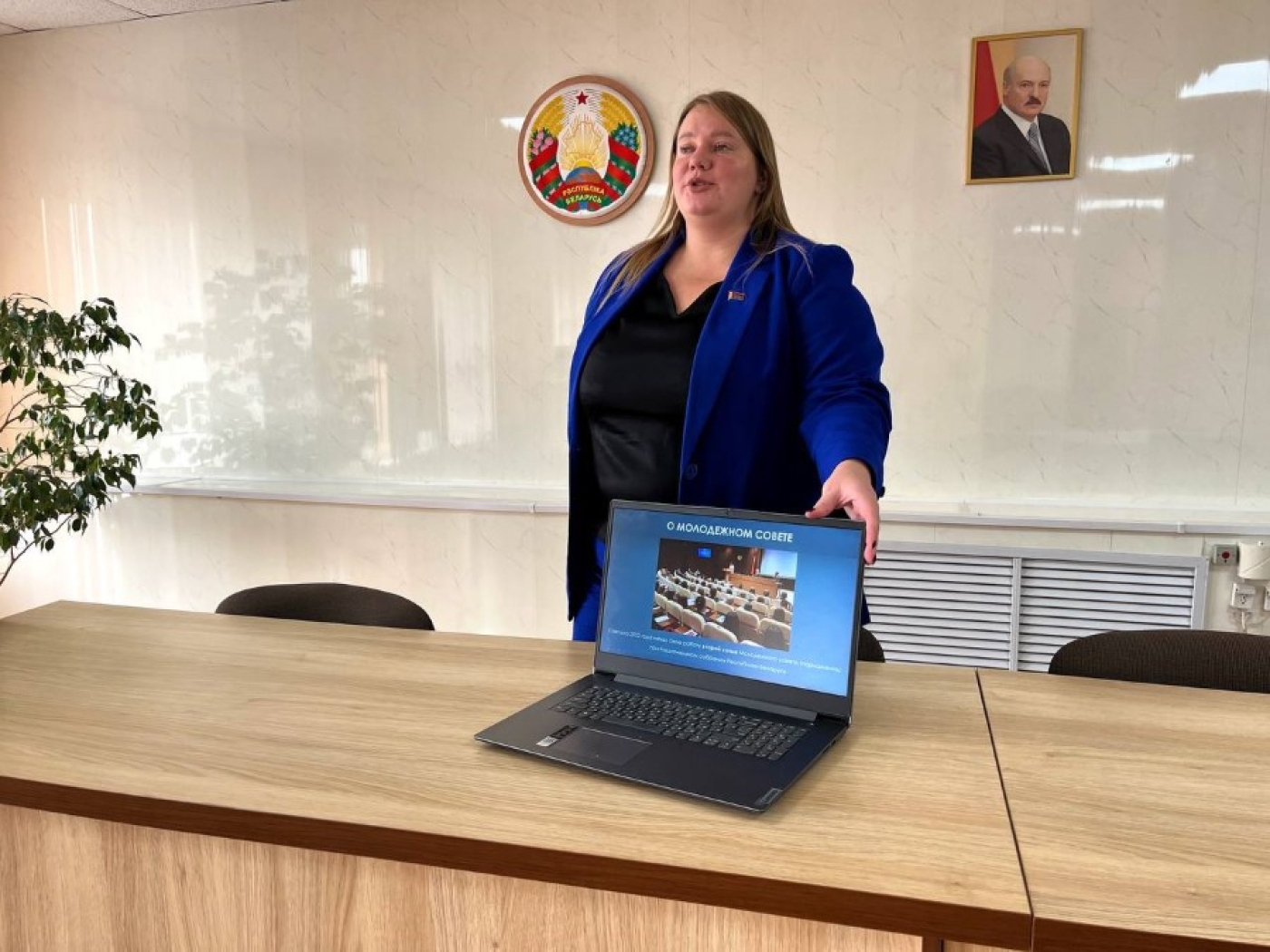 Юлия Букель провела встречу в коллективе Березинской ЦРБ