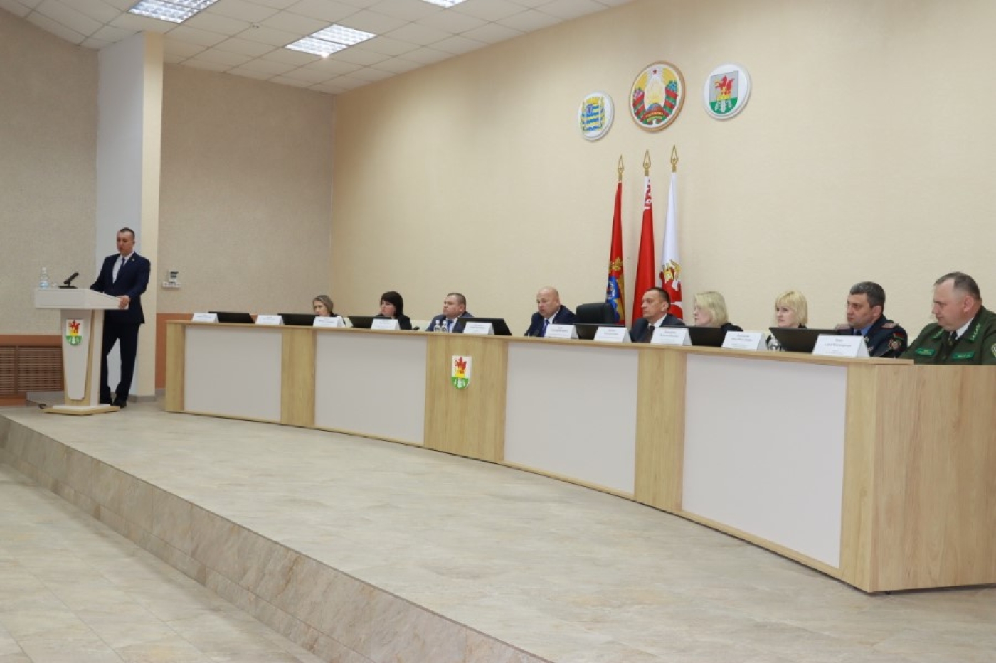 На заседании районного исполнительного комитета