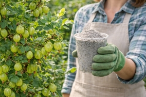 1 стакан под куст — и кислый, как лимон, крыжовник станет слаще меда: эта подкормка решает все