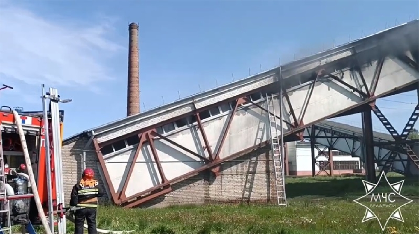 Пожар на территории Старобинского торфобрикетного завода ликвидирован