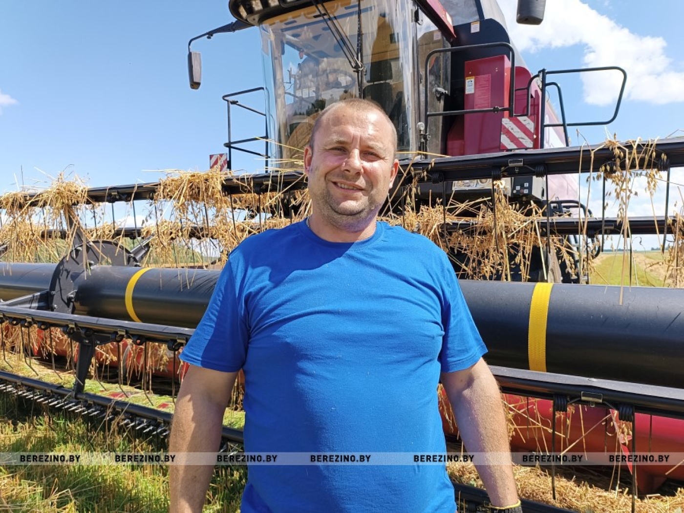 В ОАО «Бродец» начали убирать овес