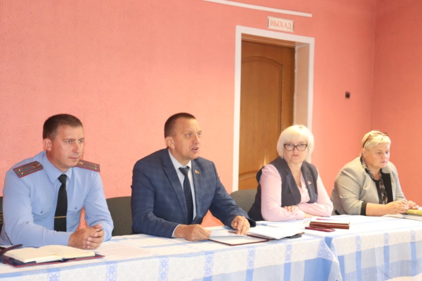 На встрече с работниками Центра творчества детей и молодёжи