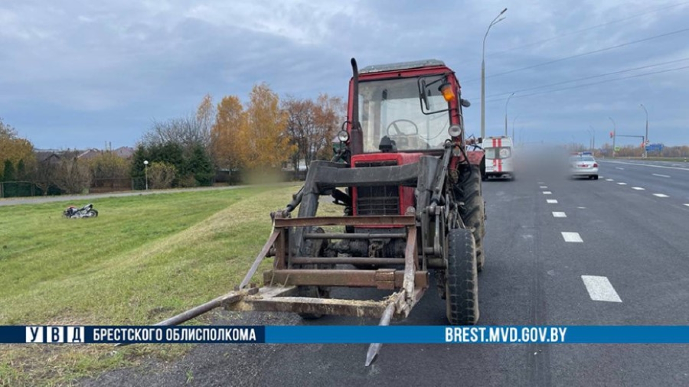 Пьяный тракторист спровоцировал смертельное ДТП в Брестском районе