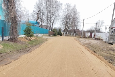Участок дороги по улице Чкалова подсыпана!
