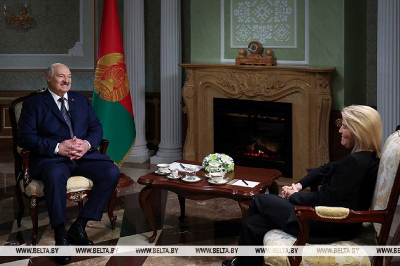 Лукашенко дал интервью американской телекомпании "Ньюсмакс"