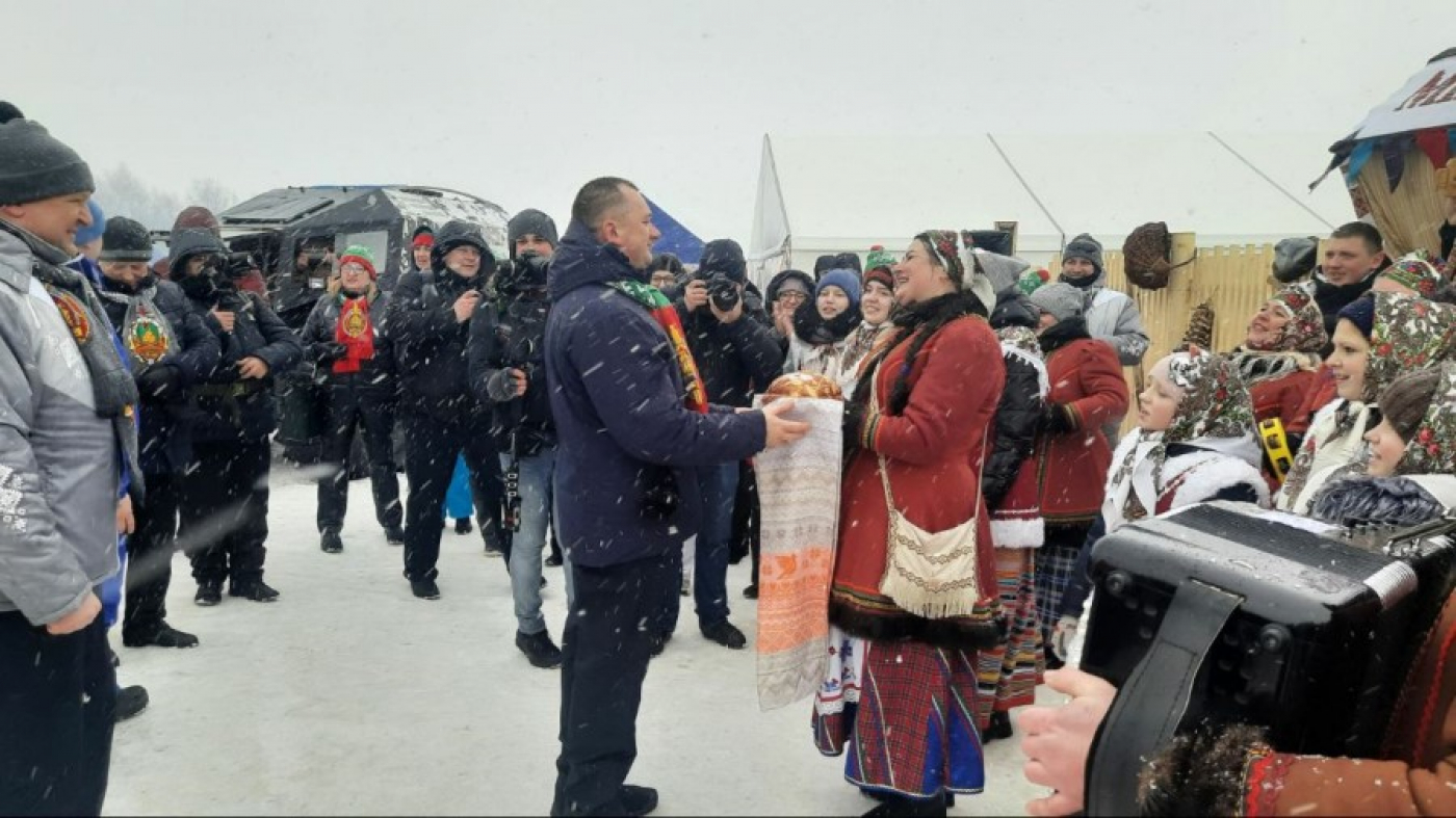 С особым колоритом встретили Министра внутренних дел Республики Беларусь