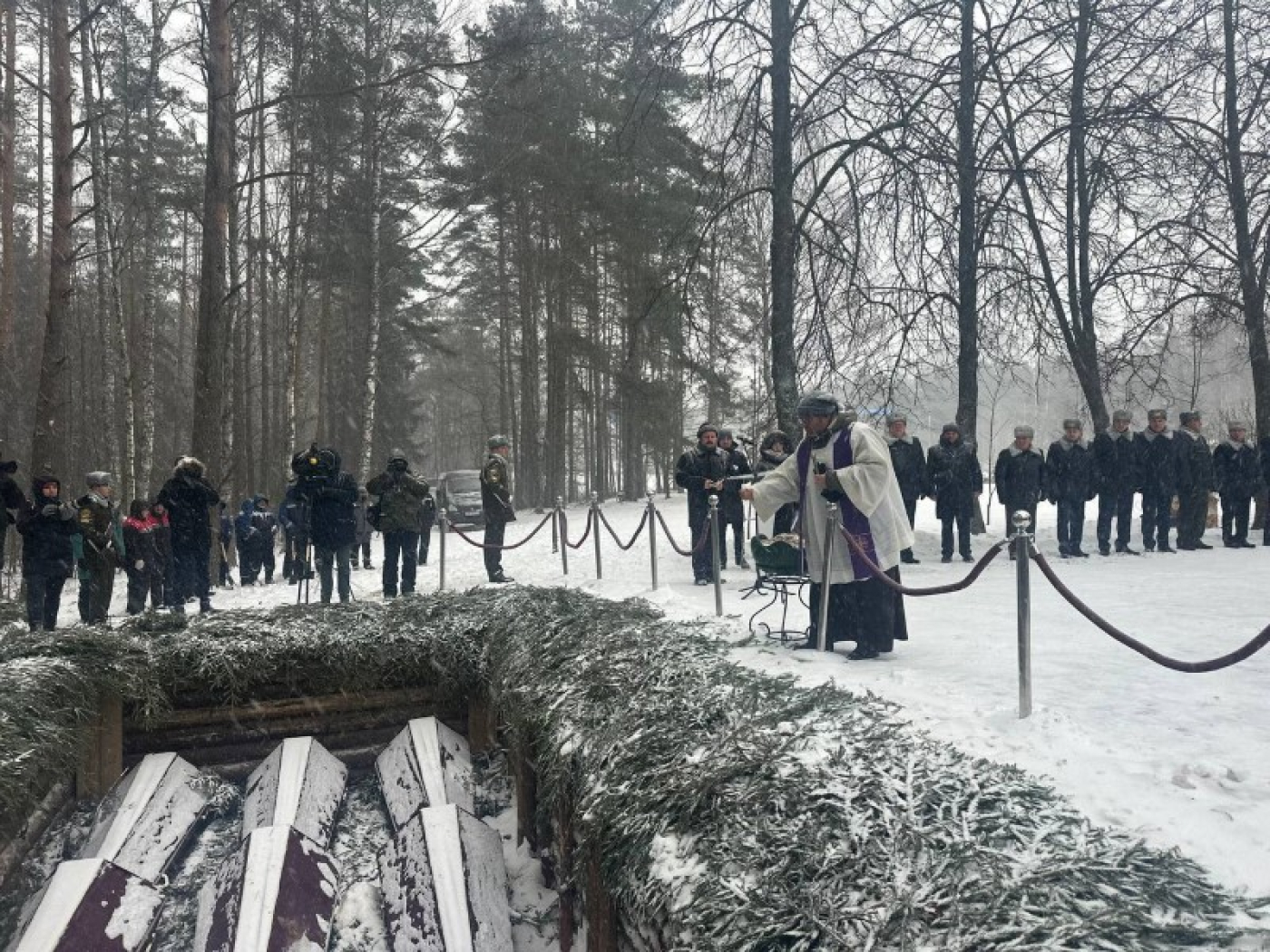 В Минском районе перезахоронили останки погибших в годы войны