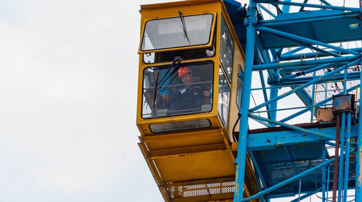 Лучшего машиниста башенного крана выбрали в Беларуси