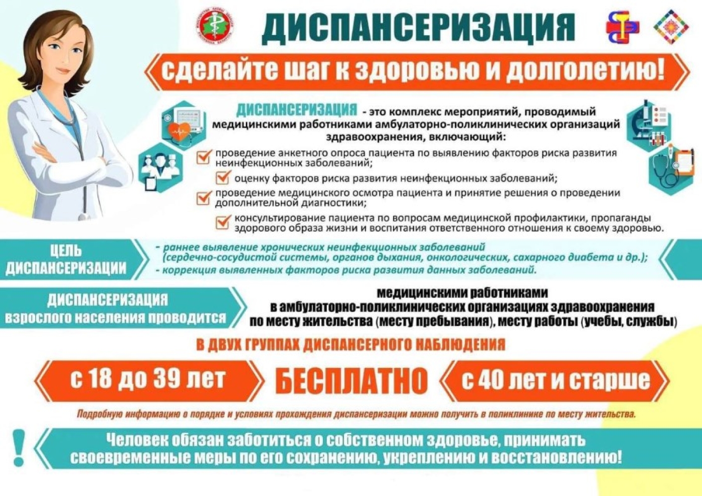 График диспансеризации в сельских ЛПО на сентябрь 2025