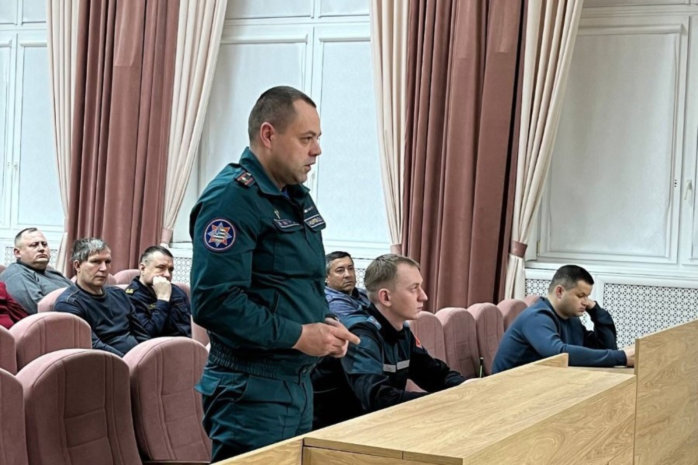 Прошло заседание штаба по чрезвычайным ситуациям под руководством главы района Андрея Соколовского