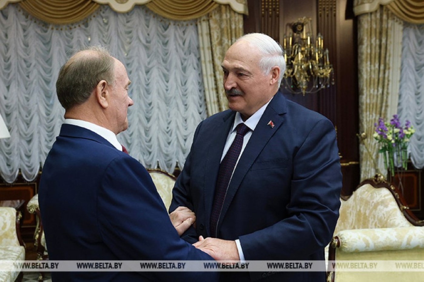 Лукашенко встретился с лидером КПРФ Зюгановым