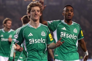 Футболисты "Карабаха" проиграли "Ньюкаслу" в первом стыковом матче Лиги чемпионов