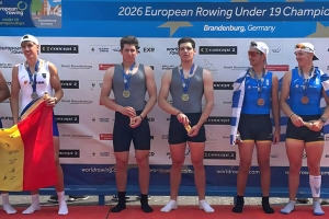 Гребцы Янкин и Кудласевич стали чемпионами Европы среди юниоров в двойке распашной