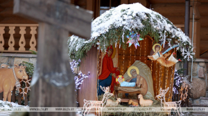 Лукашенко зажег рождественскую свечу в храме Свято-Елисаветинского монастыря