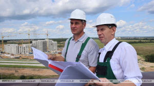 Лукашенко: благородный труд строителей всегда связан с созиданием, он преображает мир вокруг