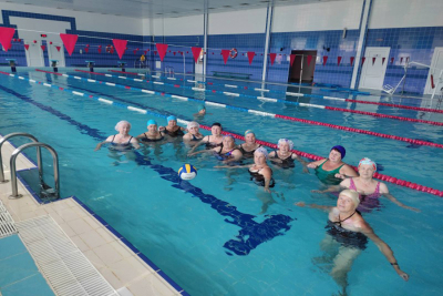 Мини турнир по волейболу прошёл среди граждан пожилого возраста