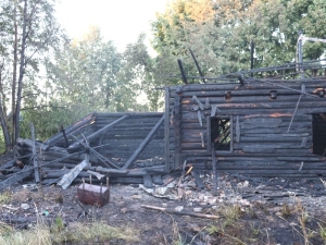 В Капланцах сгорел жилой дом