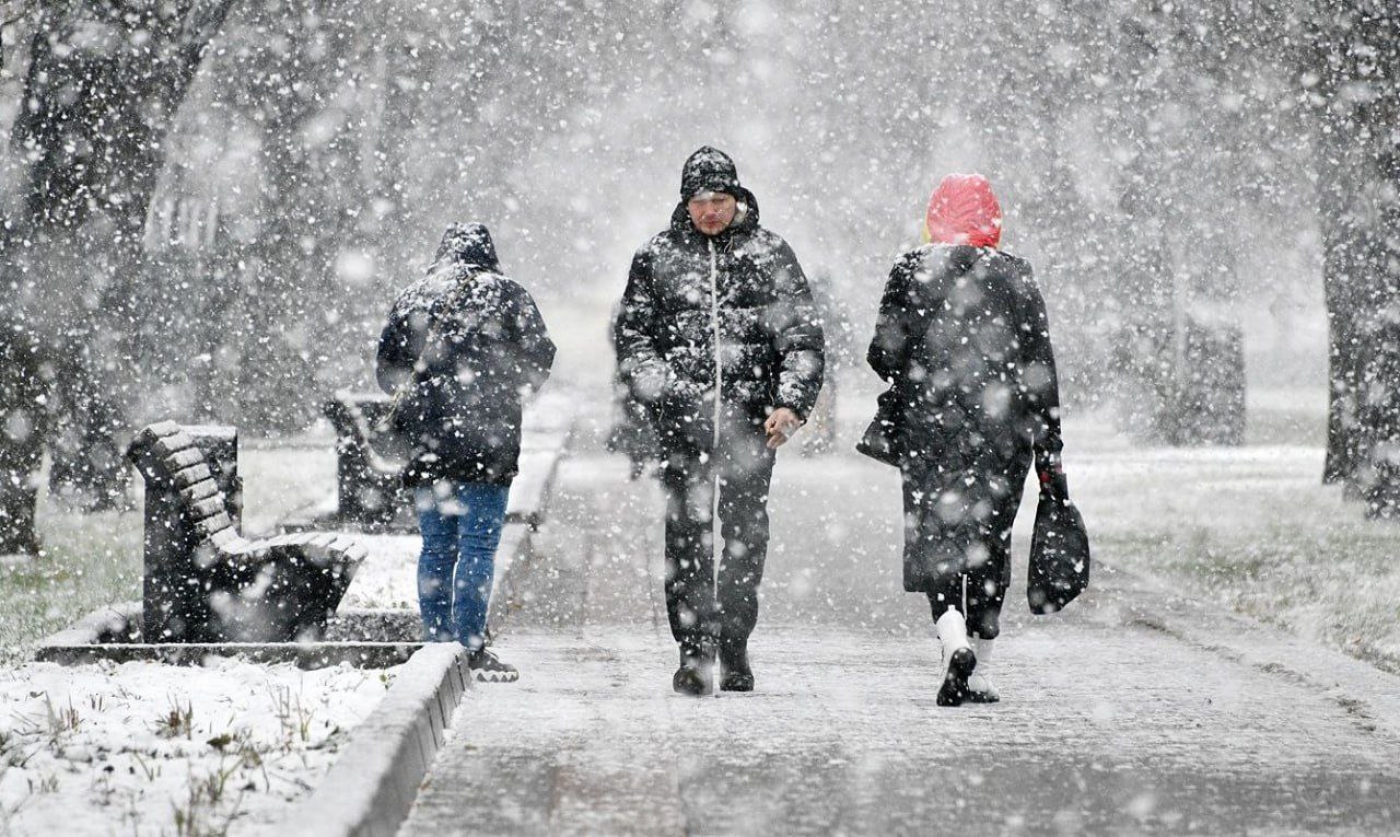 Правила поведения во время снегопада: