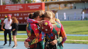 Женская сборная Беларуси взяла серебро ЧМ по пожарно-спасательному спорту