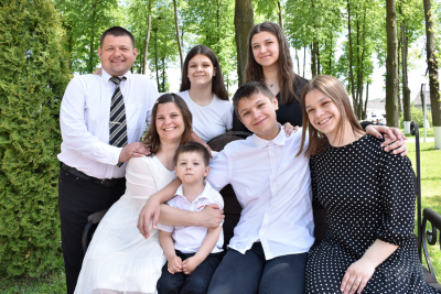 Сям’я Радзевічаў з верай, надзеяй і любоўю