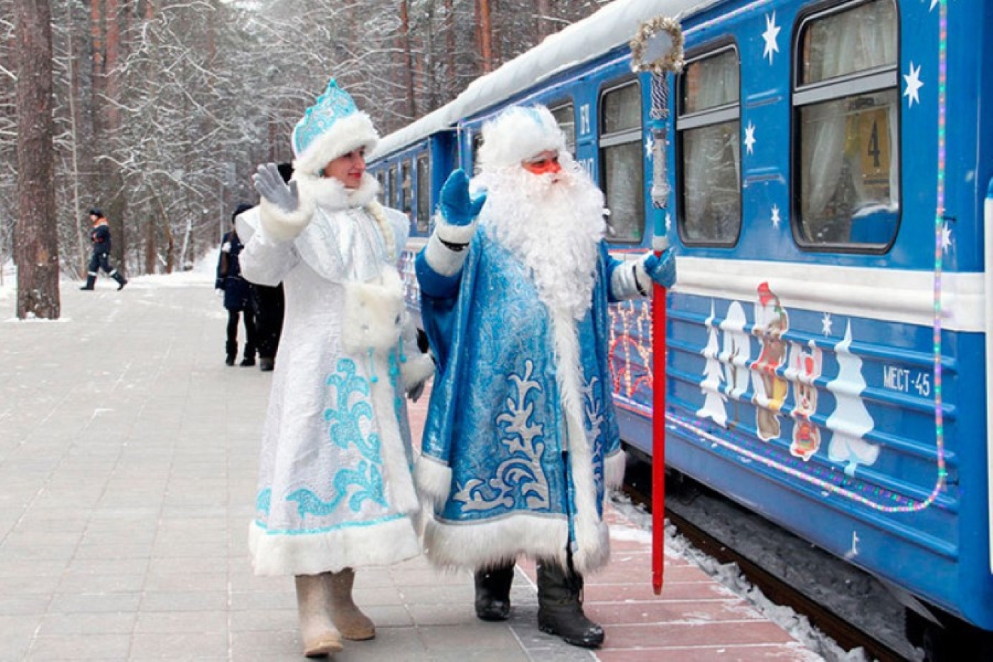 "Новогодний экспресс" стартует на Детской железной дороге в Минске