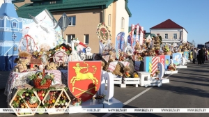 Лукашенко прибыл в Воложин на областные "Дажынкі"