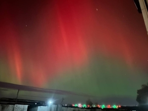 Северное сияние можно было наблюдать над Березино