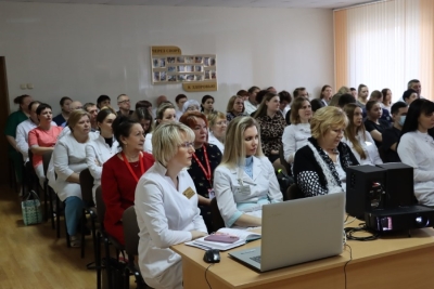 На встрече с коллективом Березинской ЦРБ