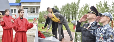 Урок памяти в Лешнице: марафон «110 лет в едином строю» и флешмоб школьников у памятника героям