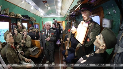 Более 47 тыс. жителей Беларуси посетили передвижной музей "Поезд Победы"