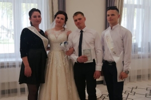 В отделе ЗАГСа зарегистрировали брак  Валерий и Мария Андрияшко!