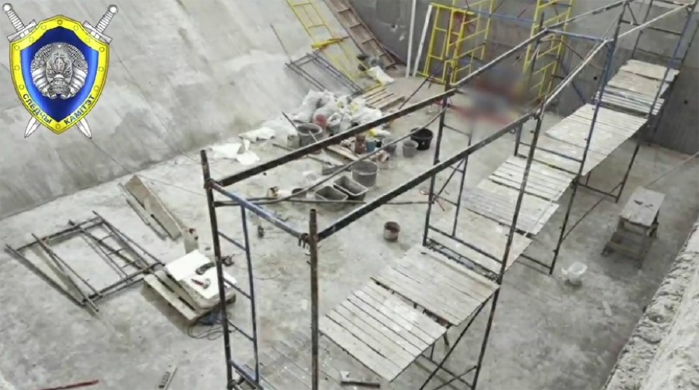 Рабочий упал со строительной вышки в Новополоцке и погиб