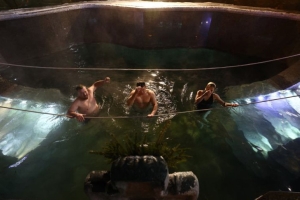 Православные верующие празднуют Крещение Господне