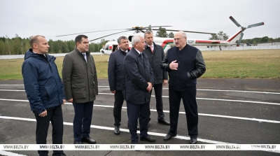 Лукашенко в Микашевичах принял участие в фестивале-ярмарке "Дажынкi-2024"