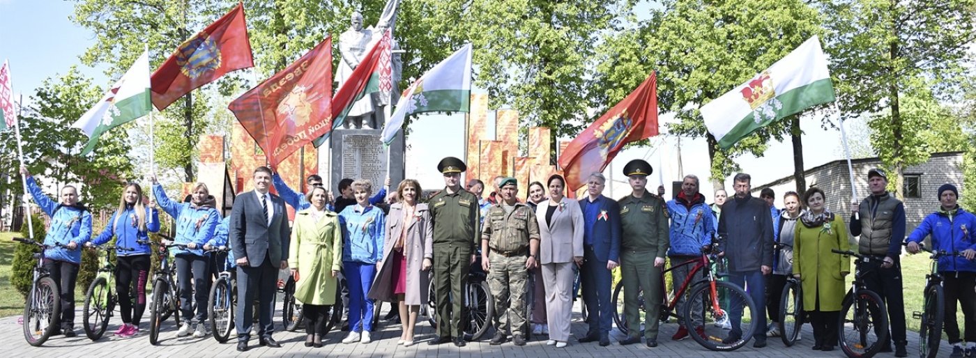 Митинг завершился стартом этапа велопробега