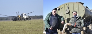 На полях ОАО «Богушевичи» сегодня идёт подкормка озимых культур