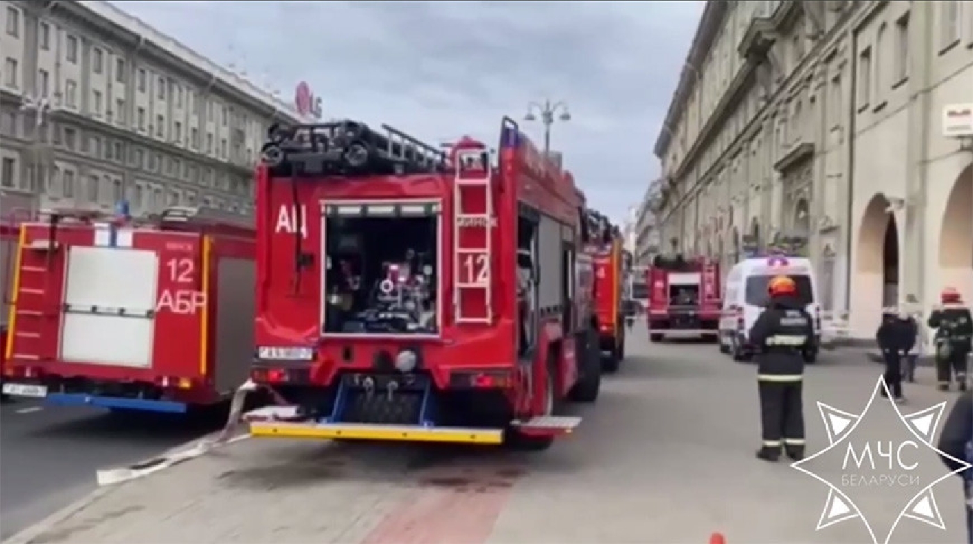 МЧС об инциденте в минском метро: пострадавших нет