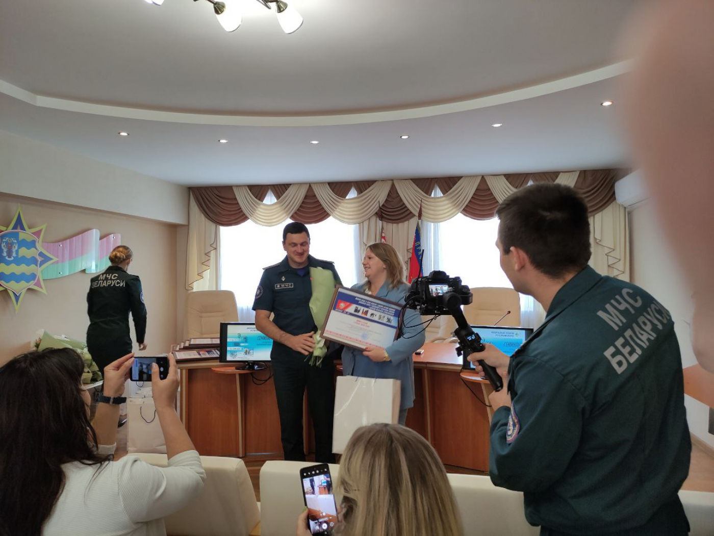 В Минском областном управлении МЧС проходит семинар с представителями средств массовой информации.