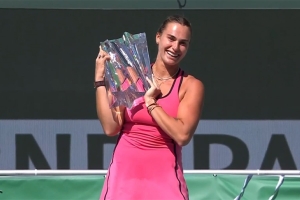 Соболенко с третьей попытки выиграла турнир WTA-1000 в Индиан-Уэллсе