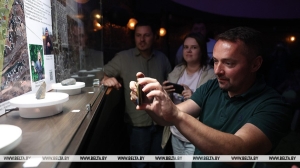 Фрагменты найденного под Смолевичами метеорита показали в Минском планетарии