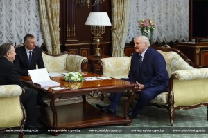 Президент Беларуси Александр Лукашенко встретился с Государственным секретарем Союзного государства Сергеем Глазьевым