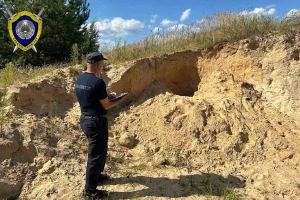 В Столинском районе ребенка засыпало песком