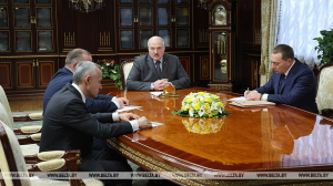 Лукашенко обсудил со Снопковым, Герасимовым и Матюшевским состояние дел в банковской системе