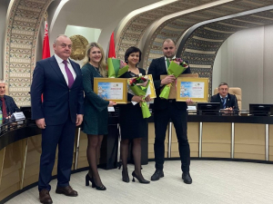 В облисполкоме наградили победителей творческих конкурсов, посвящённых 85-летию Минщины.