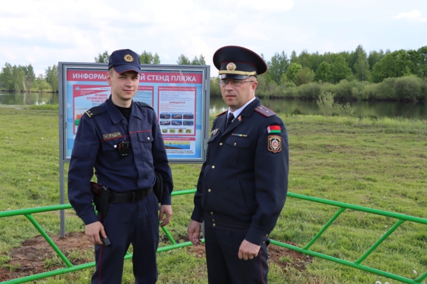 Сотрудники Березинского РОВД провели рейд по местам массового отдыха в Березино