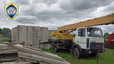 Рабочий погиб при обрушении стены в Воложинском районе