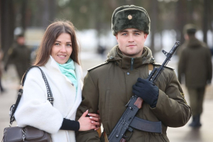 Березинцы сегодня принимали присягу в соединениях и воинских частях ВС