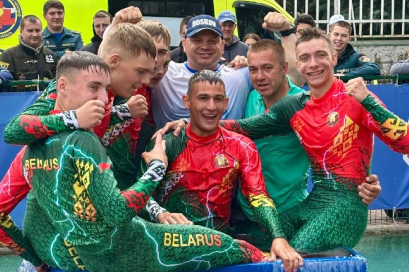 Белорусская сборная юношей и юниоров одержала победу в чемпионате мира по пожарно-спасательному спорту
